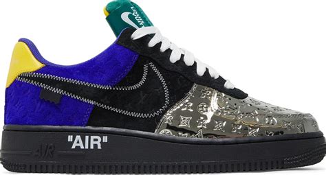 louis vuitton x air force 1 low 'multi-color patchwork'